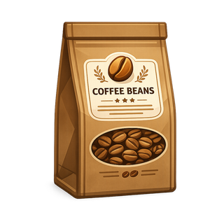 Kaffeebohnen-Packung
